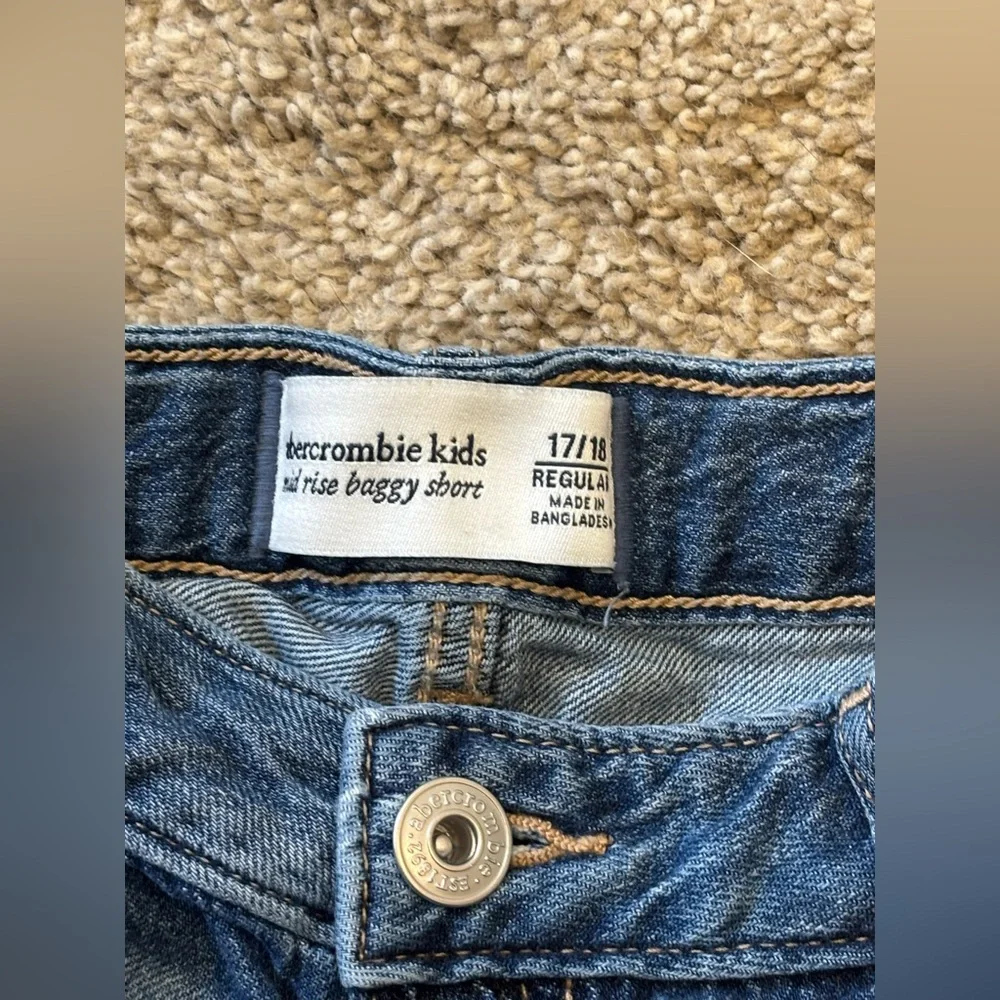 Abercrombie Kids Blue Jean Shorts